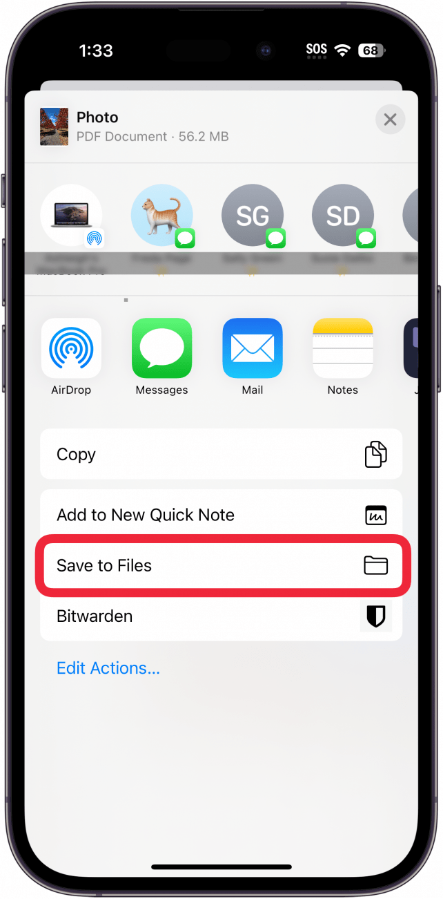 How to Save a Photo as a PDF on Your iPhone for Free