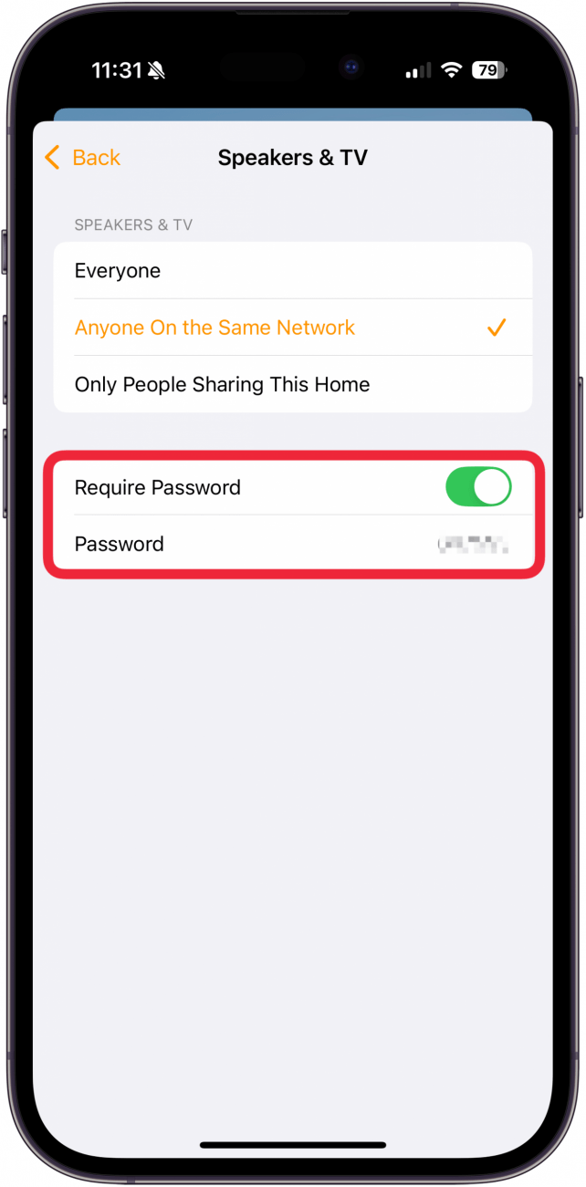 Password toggle