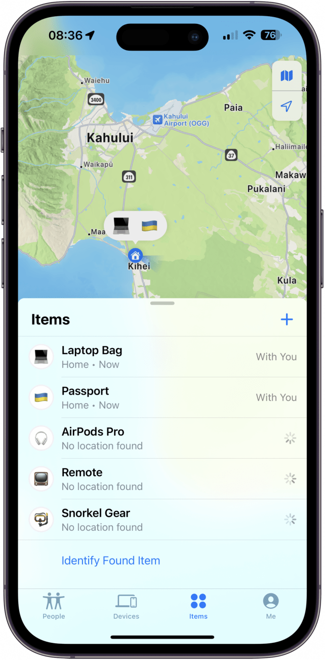 Add an AirTag to a Second iPhone