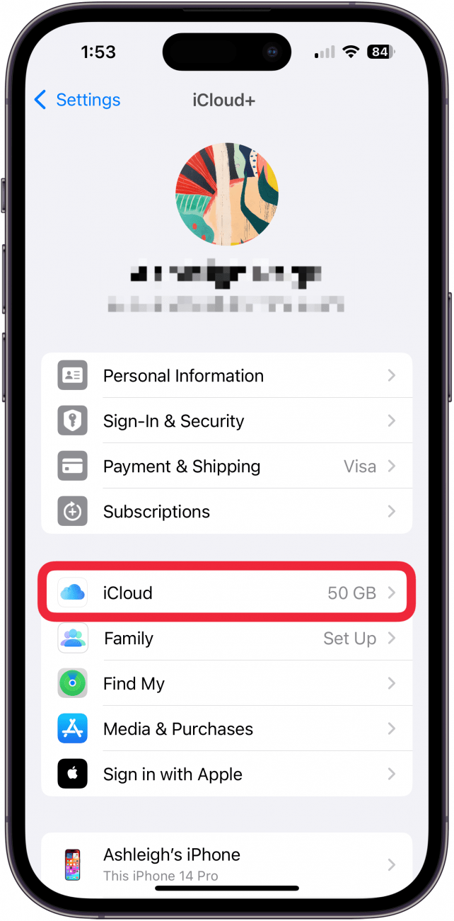 Tap iCloud to recover deleted notes.