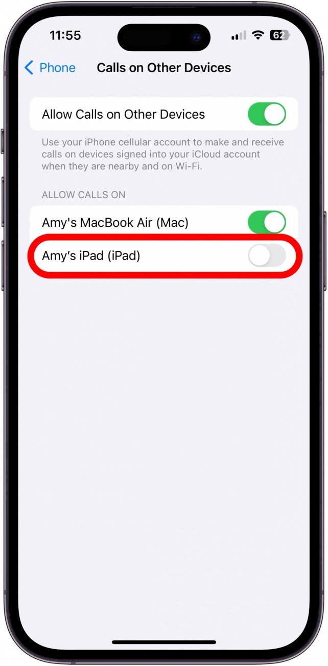 how to unsync iphone and ipad