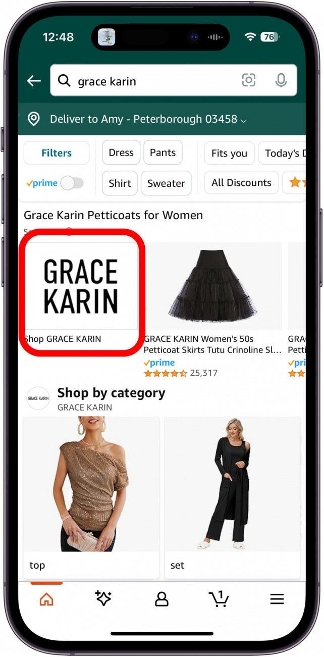 how to find a storefront on amazon