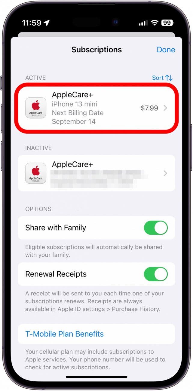 Set deals up applecare