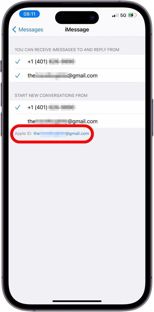 If it still doesn’t work, try signing out of iMessage by tapping your Apple ID under Send & Receive.