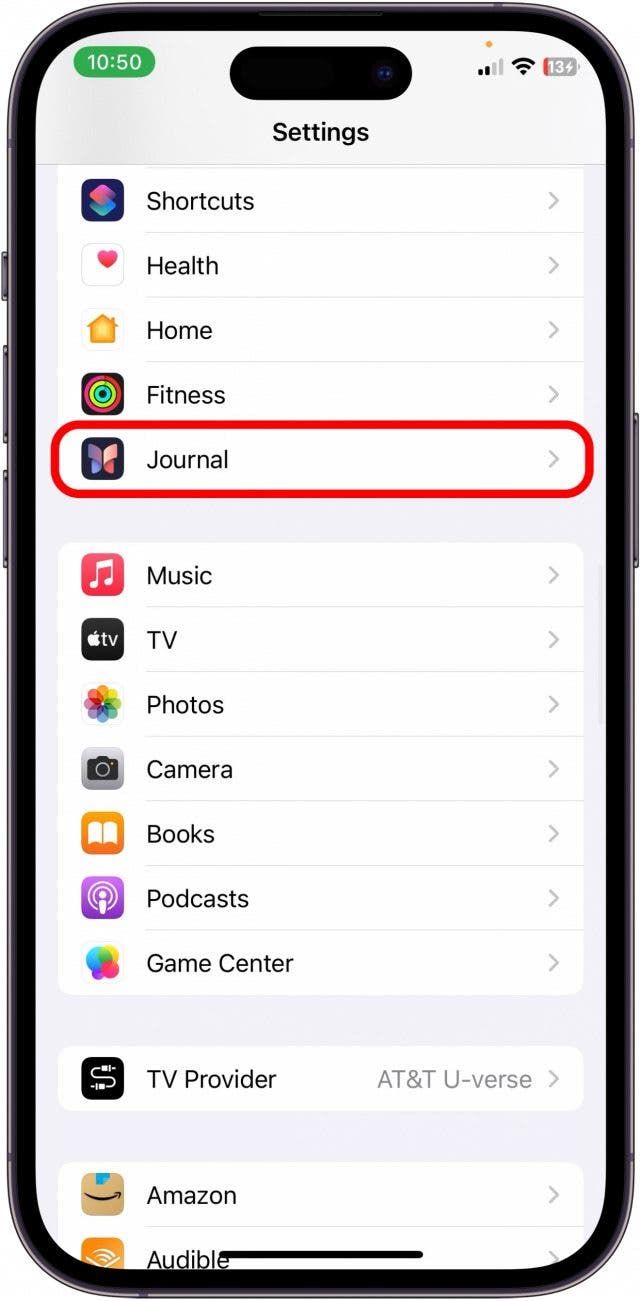 journal app ios 17