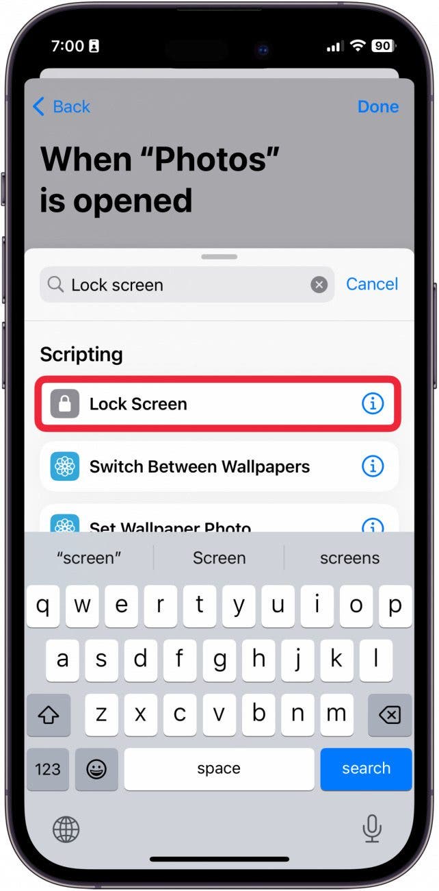 lock photos on iphone