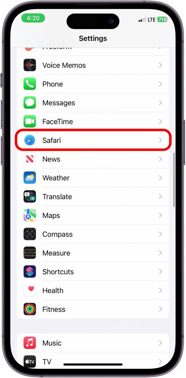 how to lock safari on iphone