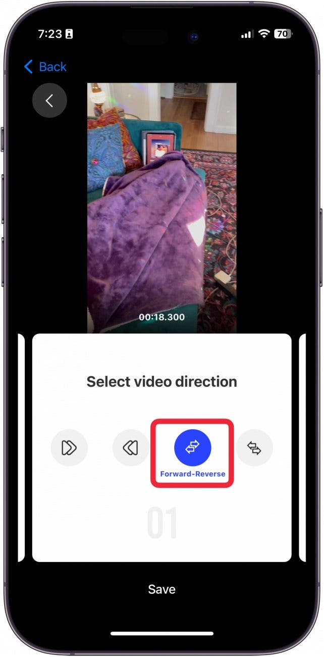 how to loop video iphone