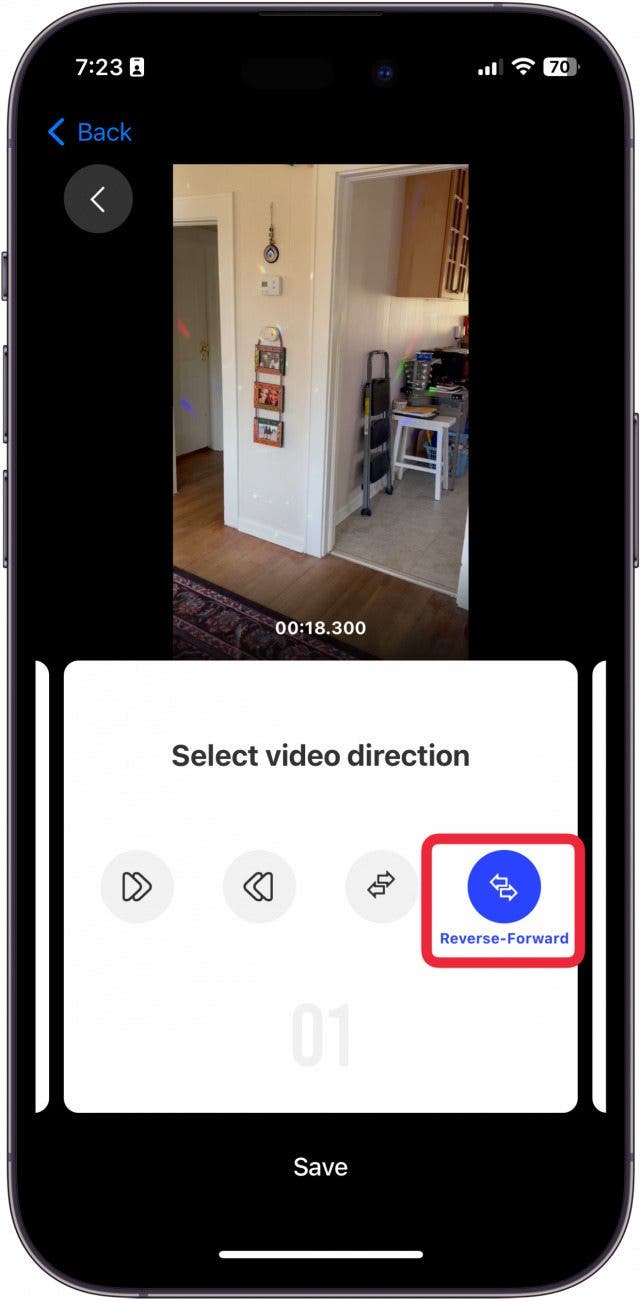 how to loop a video in camera roll