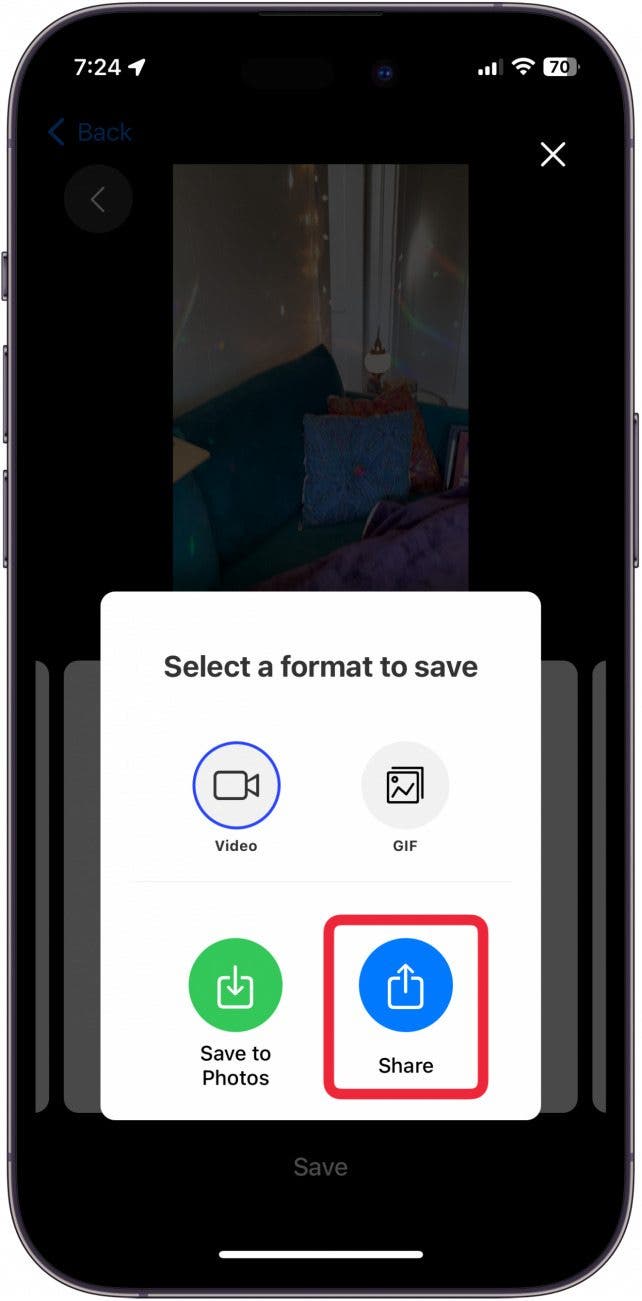 how to loop a video on iphone camera roll