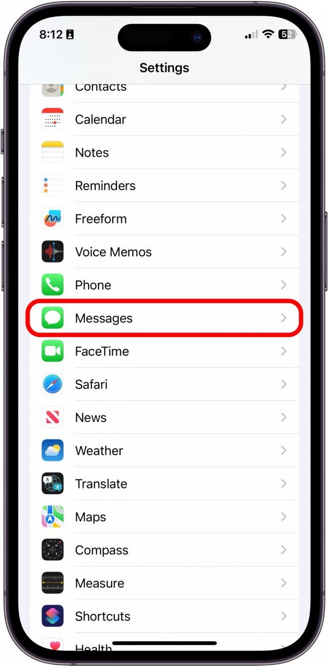 imessage app bar