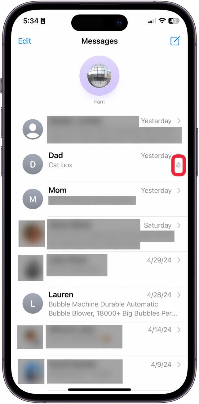 iphone text notifications not working