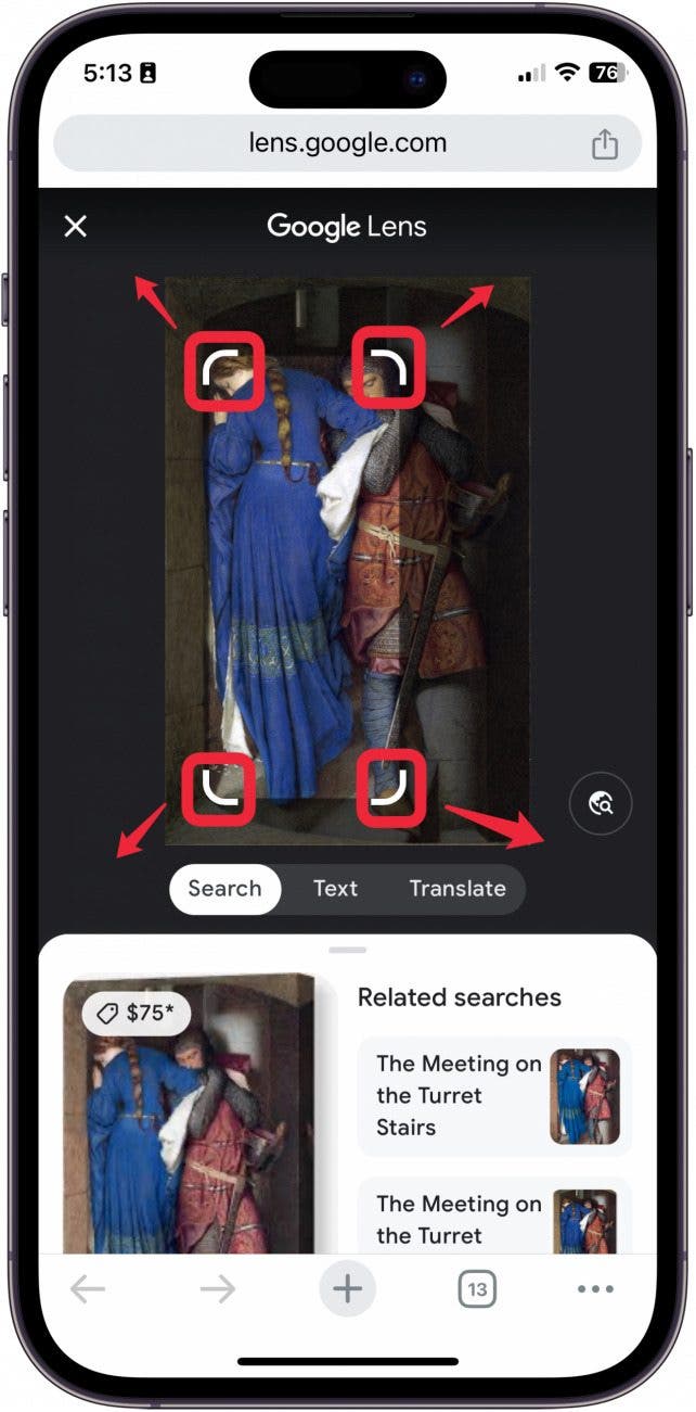 how to do reverse image search on iphone