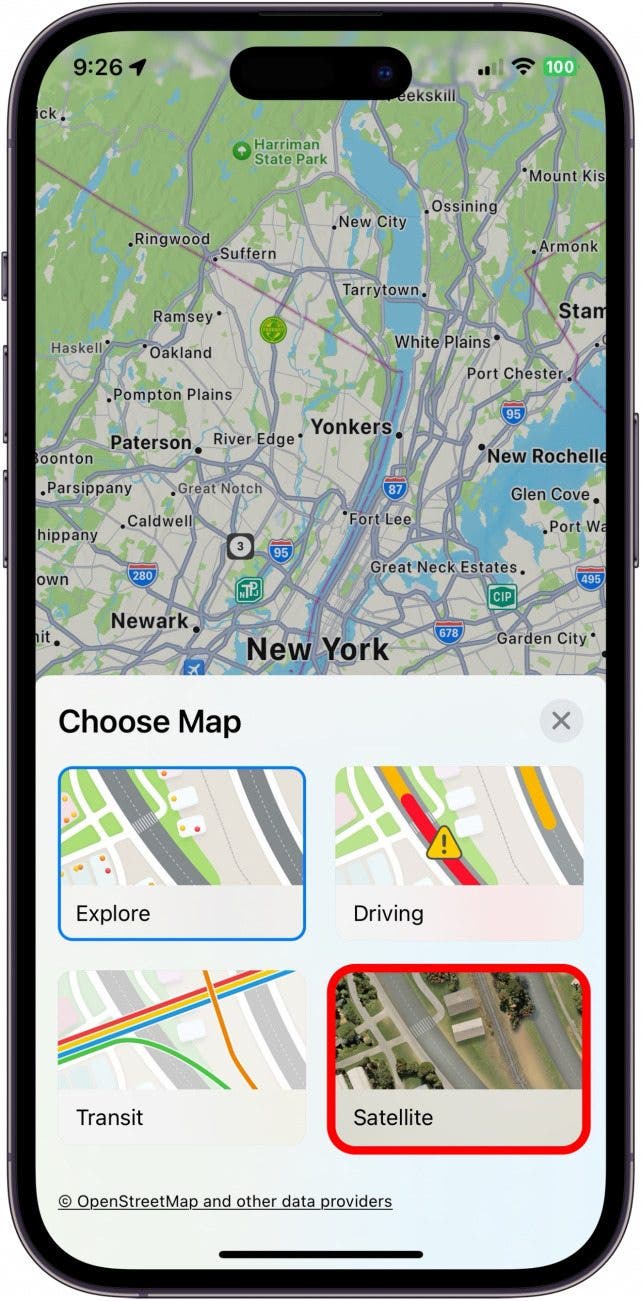 apple satellite maps