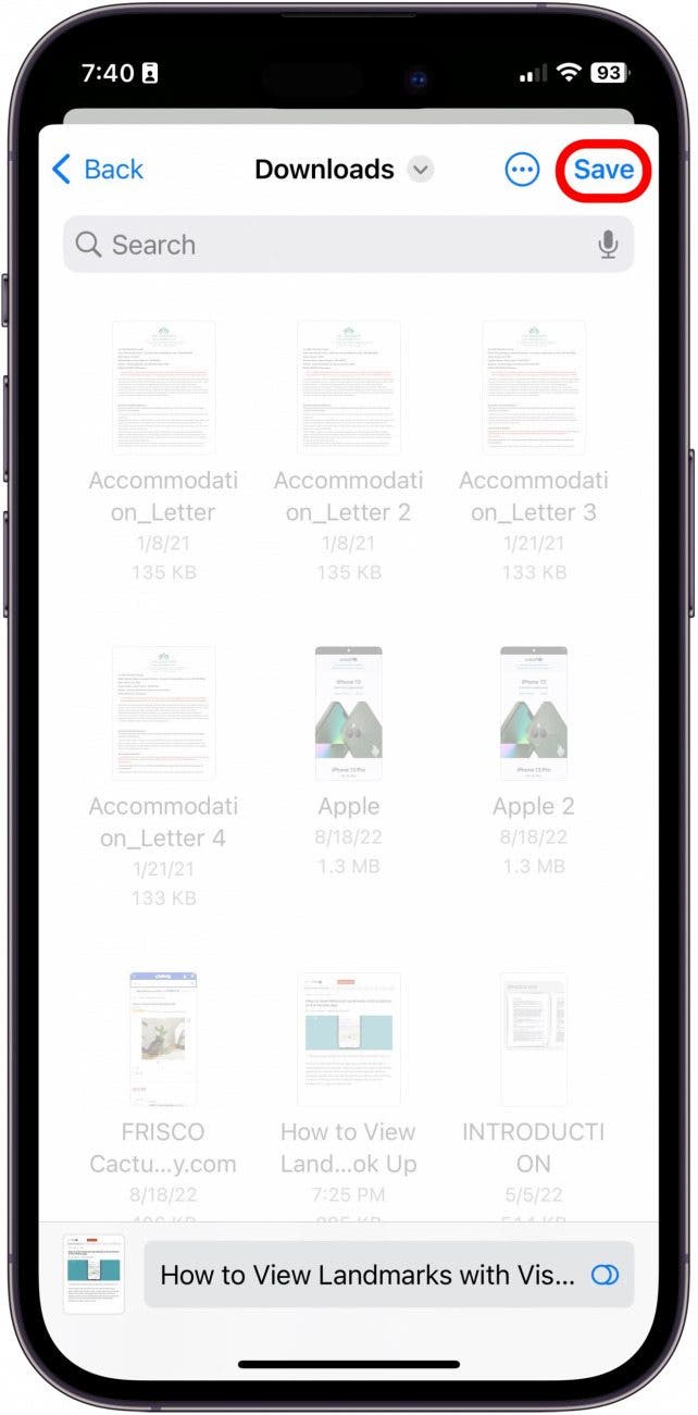 save webpage as pdf iphone