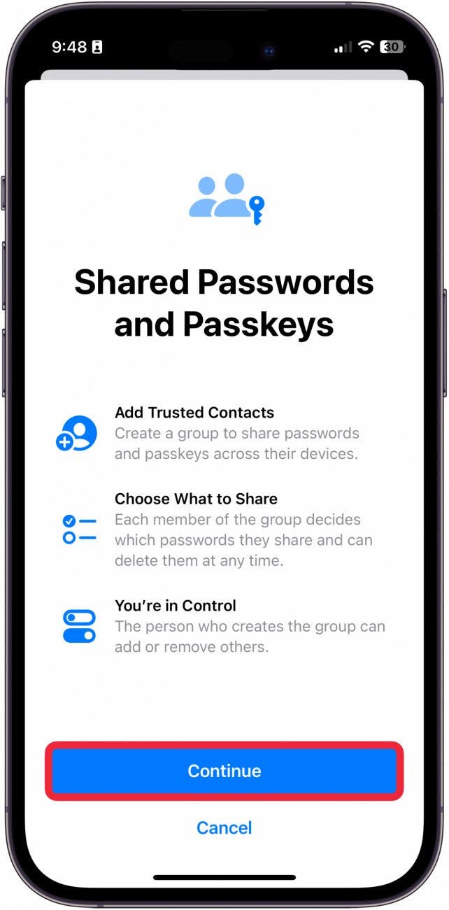 ios 17 password manager