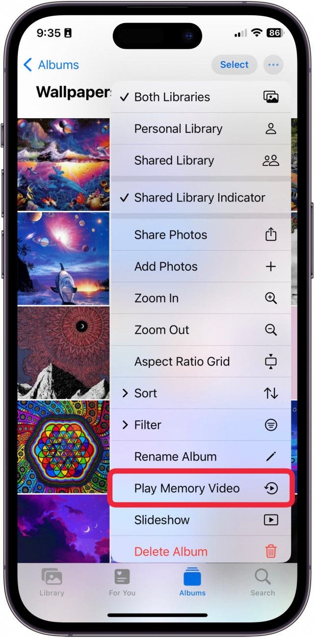 How to Share Slideshow on iPhone