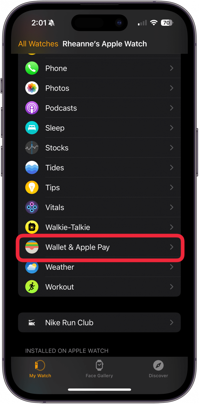 tap wallet and apple pay