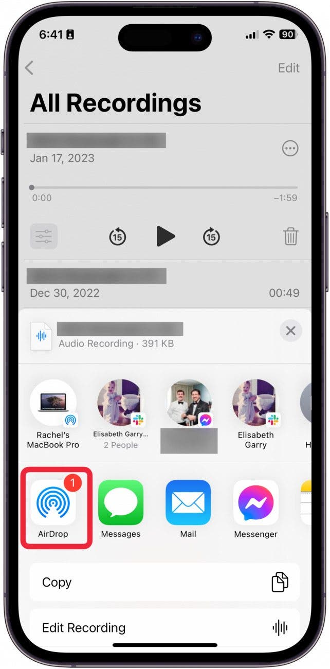 how to transfer voice recordings from iphone to computer