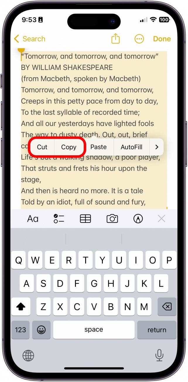 how to copy on iphone and paste on mac