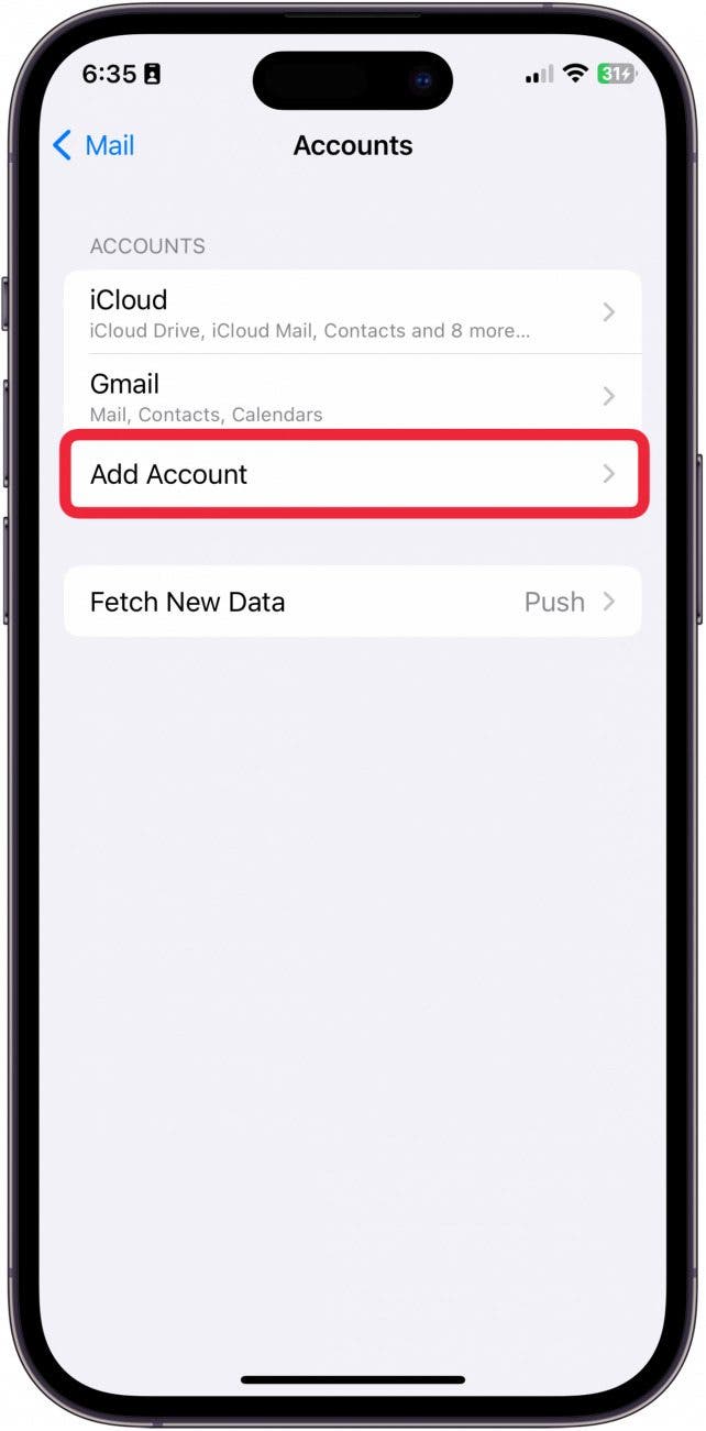 how do you add gmail account to iphone