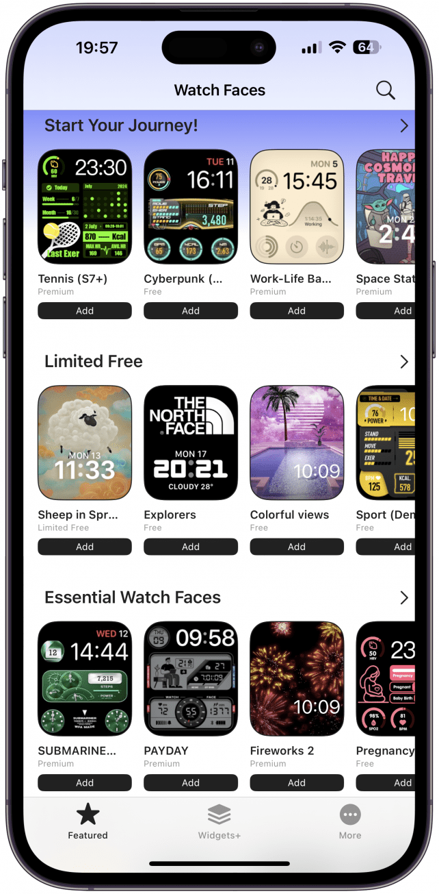 Watch Face Albums