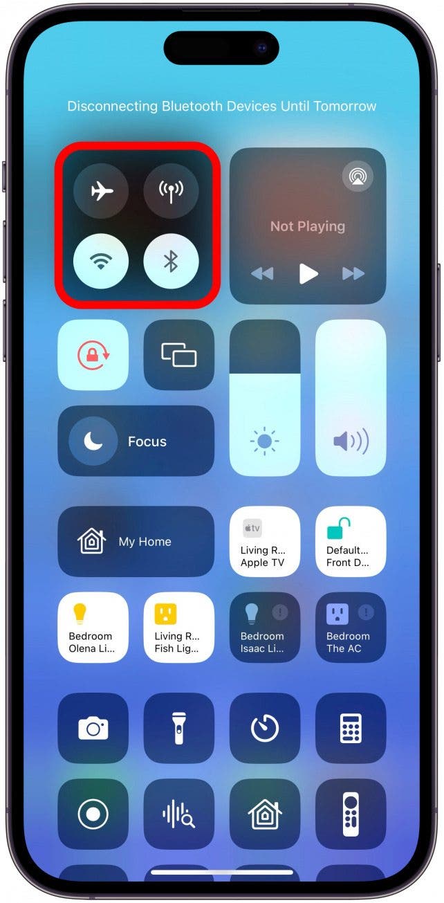 Turn your Wi-Fi, Cellular, and Bluetooth off on your iPhone, wait 30 seconds, then turn them back on again.