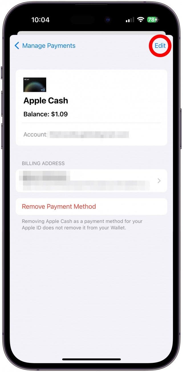 how to change payment method on apple id family sharing