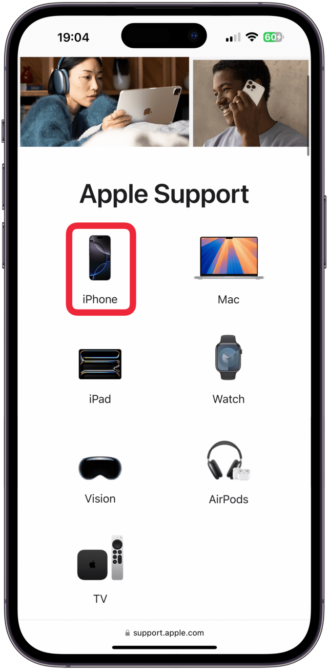 contact Apple Support.