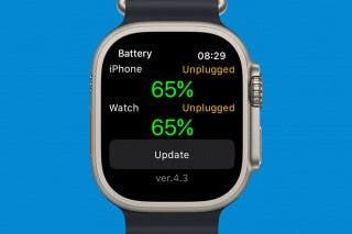 Image for How to Check Your iPhone Battery Level on Your Apple Watch