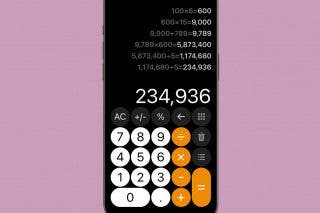 Image for How to See Calculator History on iPhone