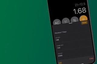 Image for How to Check Your iPhone Calculator History 