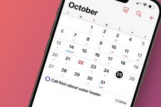 Image for How to Create Reminders in the Calendar App on an iPhone