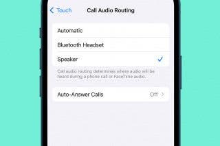 Image for How to Have Calls Automatically Come Through on Speaker