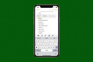 Image for How to Check All Items in an Apple Notes Checklist