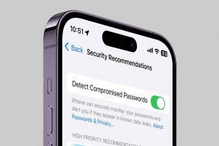 Image for What Are Compromised Passwords on iPhone?