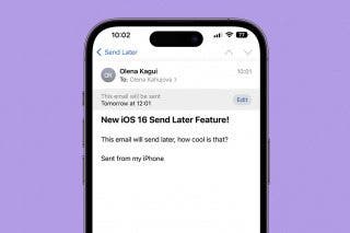 Image for How to Send an Email at a Specific Time on iPhone