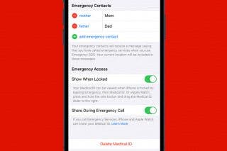 Image for How to Change an Emergency Contact on iPhone