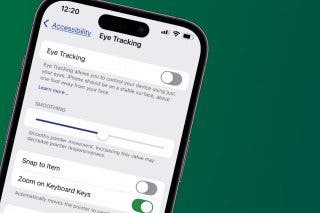 Image for How to Use iOS 18 Eye Tracking on Your iPhone