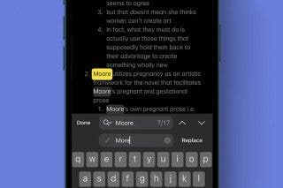 Image for How to Use Find & Replace in the Notes App