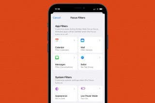 Image for How to Set Up iPhone Focus Filters