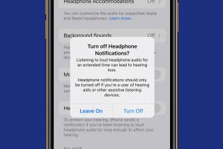 Image for How to Turn Off Headphone Safety Notifications on iPhone