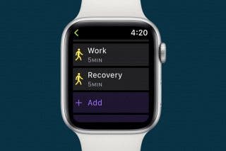 Image for Create a Custom Interval Workout on Your Apple Watch (watchOS 9) 