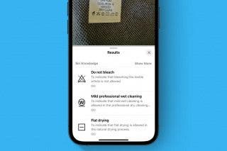 Image for Decipher Laundry Symbols with Your iPhone Camera