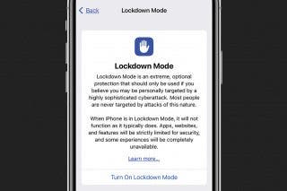 Image for How to Protect an iPhone from Cyberattack with Lockdown Mode