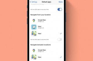 Image for How to Make Google Maps Default on iPhone (Even Though Apple Won't Let You)