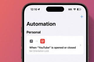 Image for How to Set Orientation Lock on iPhone on a per App Basis