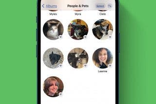 Image for What to Do if You Can’t Find the People & Pets Album on an iPhone