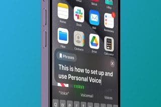 Image for How to Use Personal Voice on Your iPhone