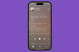 Image for How to See Podcast Transcripts in the Podcasts App